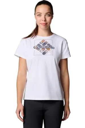 Columbia Sun Trek, Tee-Shirt Imprimé à Manches Courtes pour Femme
