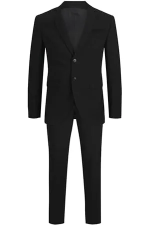 JACK & JONES Blazer croisé et Pantalon de Tailleur JPRFRANCO Costumes Super Slim Fit Black 54 Black 54