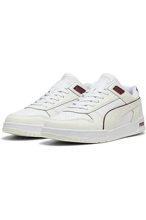 PUMA Unisex Rbd Game Low Baskets, Warm White White Team Regal Red Gold, 40.5 EU
