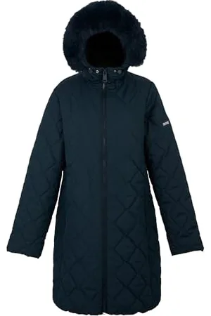 Regatta Womens Fritha III Longline Full Zip Padded Jacket Parka rembourrée, , 40 Femme