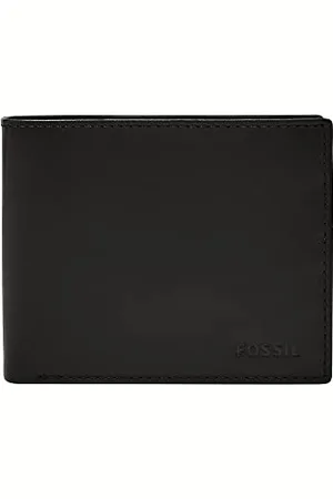 Fossil Portefeuille à Deux Volets RFID avec Grande Poche Porte-Monnaie Derrick de en Cuir, pour Homme, ML3687001