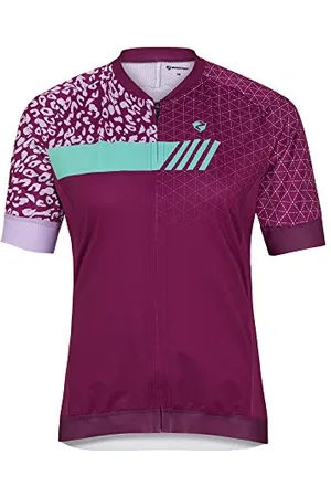 Ziener Natja Maillot de Cyclisme pour Femme - Respirant - Séchage Rapide - Élastique - Manches Courtes - 1 pièce