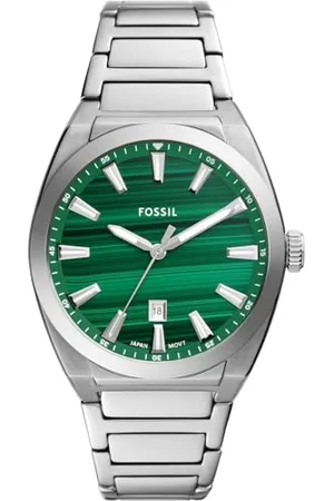 Fossil Everett Watch for Men, Quartz Movement with Stainless Steel Or Leather Strap