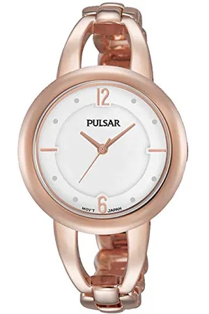 Pulsar Femme Analogique Montre avec Bracelet en Acier Inoxydable plaqué PH8208X1