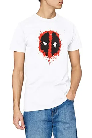Marvel Deadpool Paint Logo T-Shirt, , L Homme