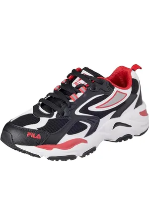 Fila Cr-cw02 Ray Tracer Adolescents Basket, Noir/Blanc/Rouge, 36 EU
