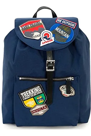 Invicta Sac à Dos, Alpino Patch Heritage Sac à Dos, Sac à Dos Décontracté, Unisexe, pour le Bureau, les Déplacements Quotidiens, L