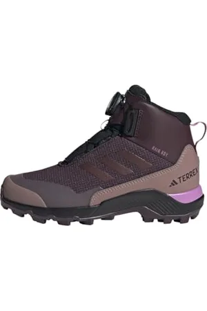 adidas Terrex Winter Mid BOA Rain.RDY Hiking Shoes Chaussures de randonnée, Shadow Maroon/Wonder Red/Pulse Lilac, 36 2/3 EU