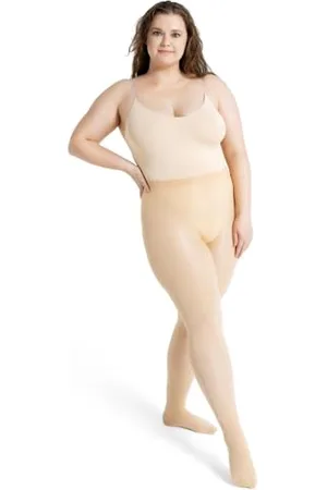 Capezio Ultra Soft Transition Tight with Self-Knit Waistband Collants Femme, , S-M