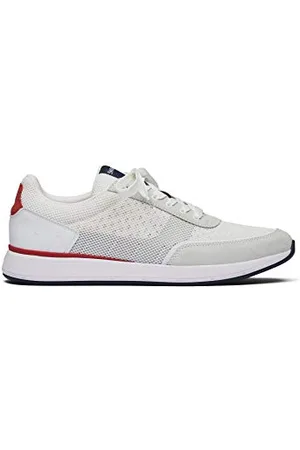 Swims Homme Breeze Tennis Knit Sneakers Basses, Multicolore (White/Navy/Glacier Gray/Red 805), 40 EU
