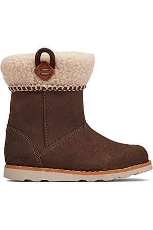 Clarks Garçon Fille Crown Loop T Botte de Neige, , 25 EU