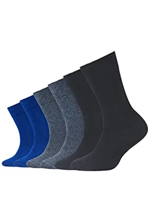 Camano Comfort chaussettes cA-sOFT junior box 6p unisexe lot de 6 - Bleu - Blau (blue 30) 31/34 EU