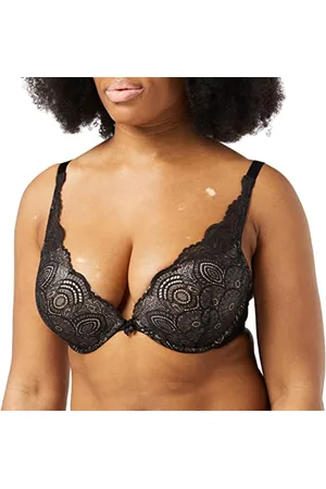 Wonderbra Cleavage Triangle Bra Soutien-Gorge Push up, Transparent, , 85C Femme