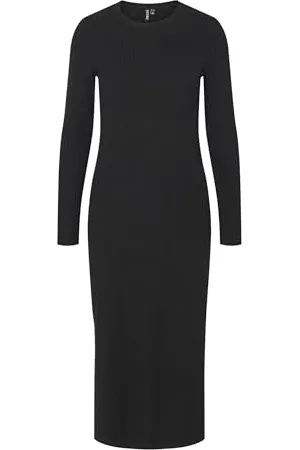 Pieces® PCKYLIE LS O-Neck MIDI Dress Noos Robe, , S Femme