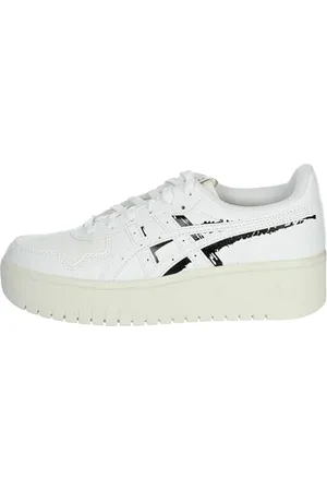 Asics Femme Japan S PF Sneaker, White/Cream, 40.5 EU