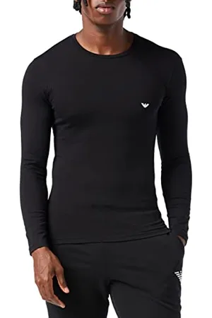 Emporio Armani T- Shirt Basique en Coton Stretch, , L Homme
