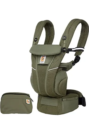 Ergobaby Porte-Bébé Omni Breeze pour nouveau-nés, de la naissance à 20,4 kg, porte-bébé ergonomique 4 positions en Mesh SoftFlex pour portage ventral, sur le côté et dans le dos