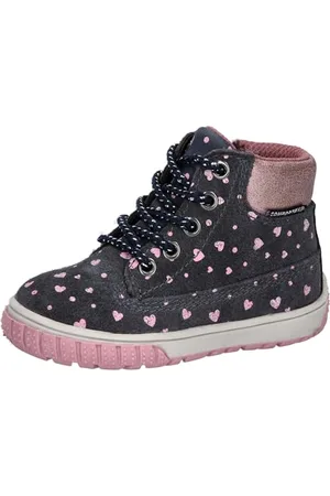 LICO Garçon Fille Fridolin Chaussures Bébé Marche, Marine/Rosa, 21 EU