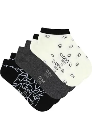 Dim Chaussettes Garçon Motif Années 90 Coton Style x3, , 31-34