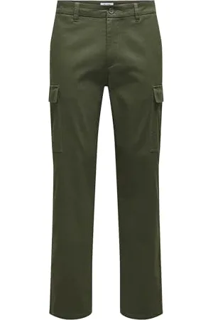 Only & Sons Onsnicky 0241 Pantalon Cargo Droit Noos, , 31W x 32L Homme
