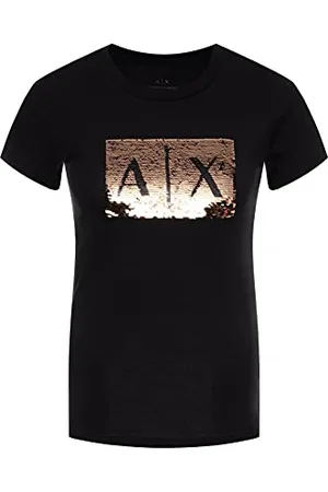Armani Exchange Basic T-Shirt Logo on Bust, , S Femme