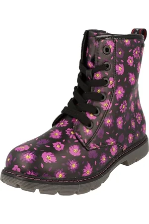 TOM TAILOR 4270160034 Botte Tendance, Noir/Multicolore, 40 EU