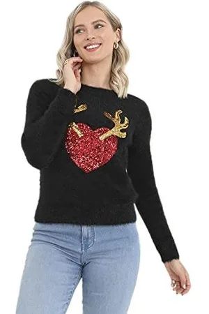 Brave Soul LKX555RENHEARTA Sweater, , XS Femme