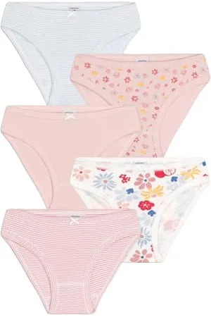 Petit Bateau A0A4E Culottes, , 6 Ans (Lot de 5) Fille