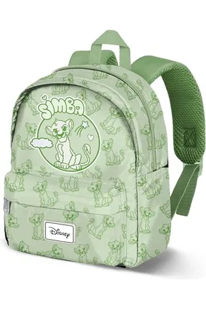 Disney Roi Lion Cutie-Sac à Dos Préscolaire Joy, Vert, 22 x 27 cm, Capacité 5 L