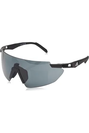adidas Sport SP0077 Lunettes de Soleil Homme, Lunettes de Soleil Sportives Fines et Légères, Forme Lentille Écran, Étui Inclus, Verres Fumés