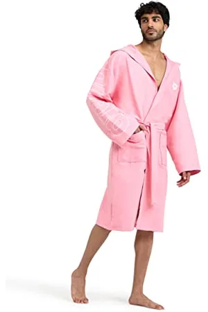 Arena Zeal Plus Peignoir Microfibre Homme et Femme, Peignoir Microfibre avec Capuche et Poches, Peignoir Unisexe à Séchage Rapide, Confortable et Léger