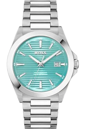 HUGO BOSS Montre à Mouvement à Quartz Trois Aiguilles pour Homme Collection Strike avec Bracelet en Acier Inoxydable