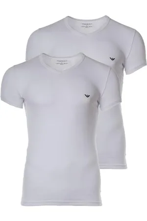 Emporio Armani 2-Pack T-Shirt V Neck, , M Homme