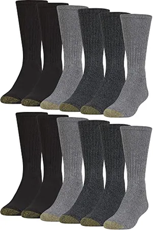 Gold Toe GOLDTOE Harrington Crew Socks, Multipairs Chaussettes, , Large (lot Homme