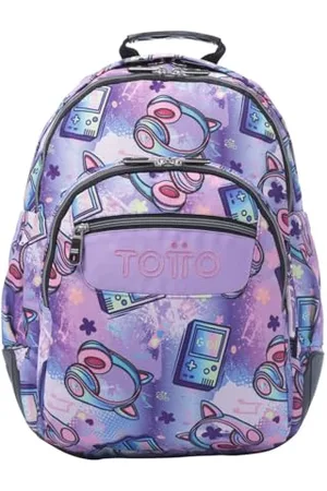 TOTTO Ma04eco002-2416n-4qh, Sac à Dos Mixte Enfant, , L