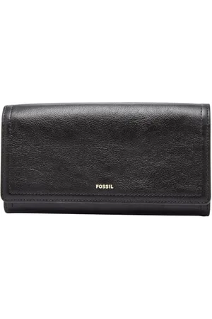 Fossil Portefeuille pour femmes Logan, Pochette à rabat en cuir/polyuréthane 19,4 cm L x 2,5 cm l x 10,2 cm H SL7833001