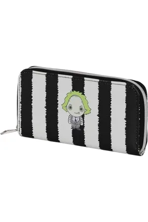 KARACTERMANIA Bételgeuse/Beetlejuice Stripes-Portefeuille Essentiel, , 19 x 10 cm