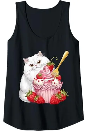 Animale Femme Chat persan Débardeur