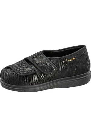 Fischer Fischer 13948 Hausschuh, Chaussures basses mixte adulte - Noir-V.3, 37 EU