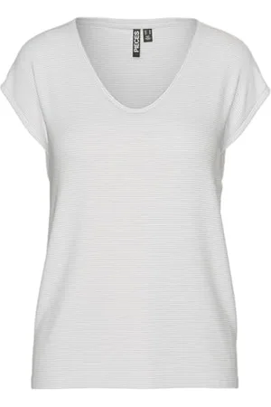 Pieces® Pcbillo Tee Lurex Stripes Noos, T-Shirt Femme, , 36 (Taille fabricant: X-Small)