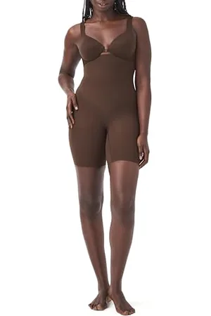 Spanx Higher Power Short Puissant Taille Haute Femme, Chestnut Brun, XL