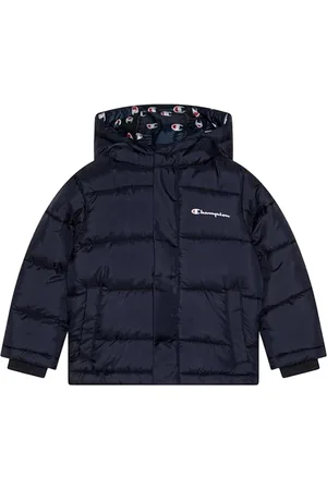 Champion Legacy Outdoor TD (306871) - Veste à capuche WR Light Cirè 40gr, Bleu Marine (NNY), 2 ans (92) Enfant FW24