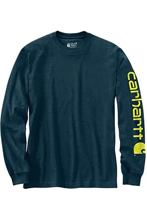 Carhartt T-Shirt Graphique à Manches Longues à Manches Longues et Coupe décontractée Shirt Homme, , XXL