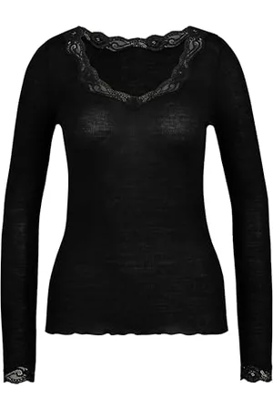 Calida Top Manches Longues Richesse Lace Laine & Soie