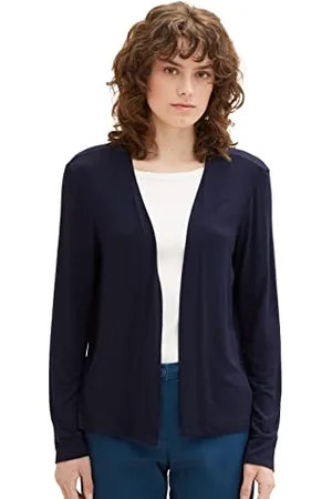 TOM TAILOR 1036778 T-Shirt à Manches Longues, 10668 – Sky Captain Blue, S Femme