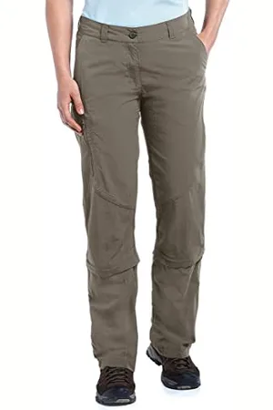 Maier Sports Pantalon Femme Zipp-Off Fulda Marron (Teak) Taille 40