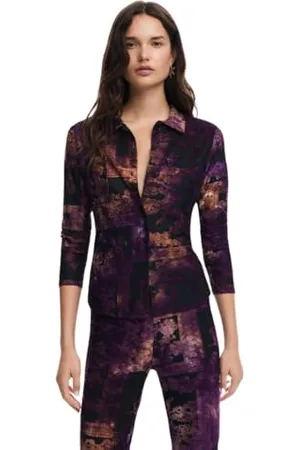 Desigual T- Shirt à Manches Longues en Tricot pour Femme, , XL