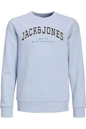 JACK & JONES Jjecaleb Varsity Sweat Crew Neck Sn Jnr Garçon Maillot de survêtement, , 152