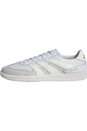 adidas Mixte Predator Freestyle Football Boots Indoor Chaussures, Cloud White/Off White/Gold Metallic, 43 1/3 EU
