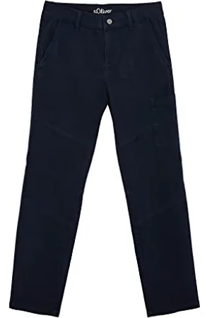 QS by s.Oliver Junior Hose, Regular Fit Pantalon Pete, Coupe Classique, Blue, 170 Garçons